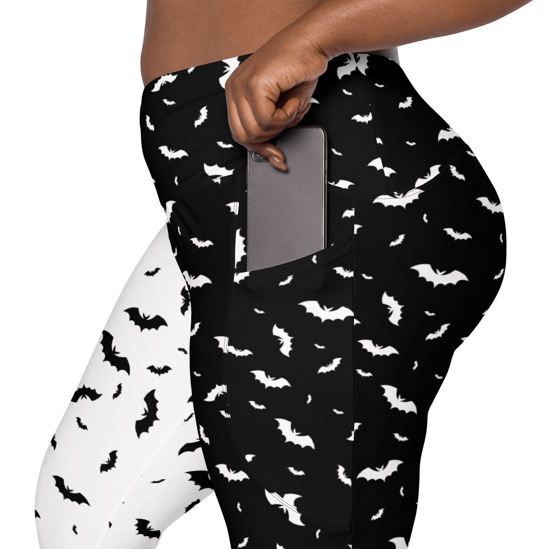 Seeing Double Crossover Leggings with Pockets - Goth Cloth Co.6548451_14137