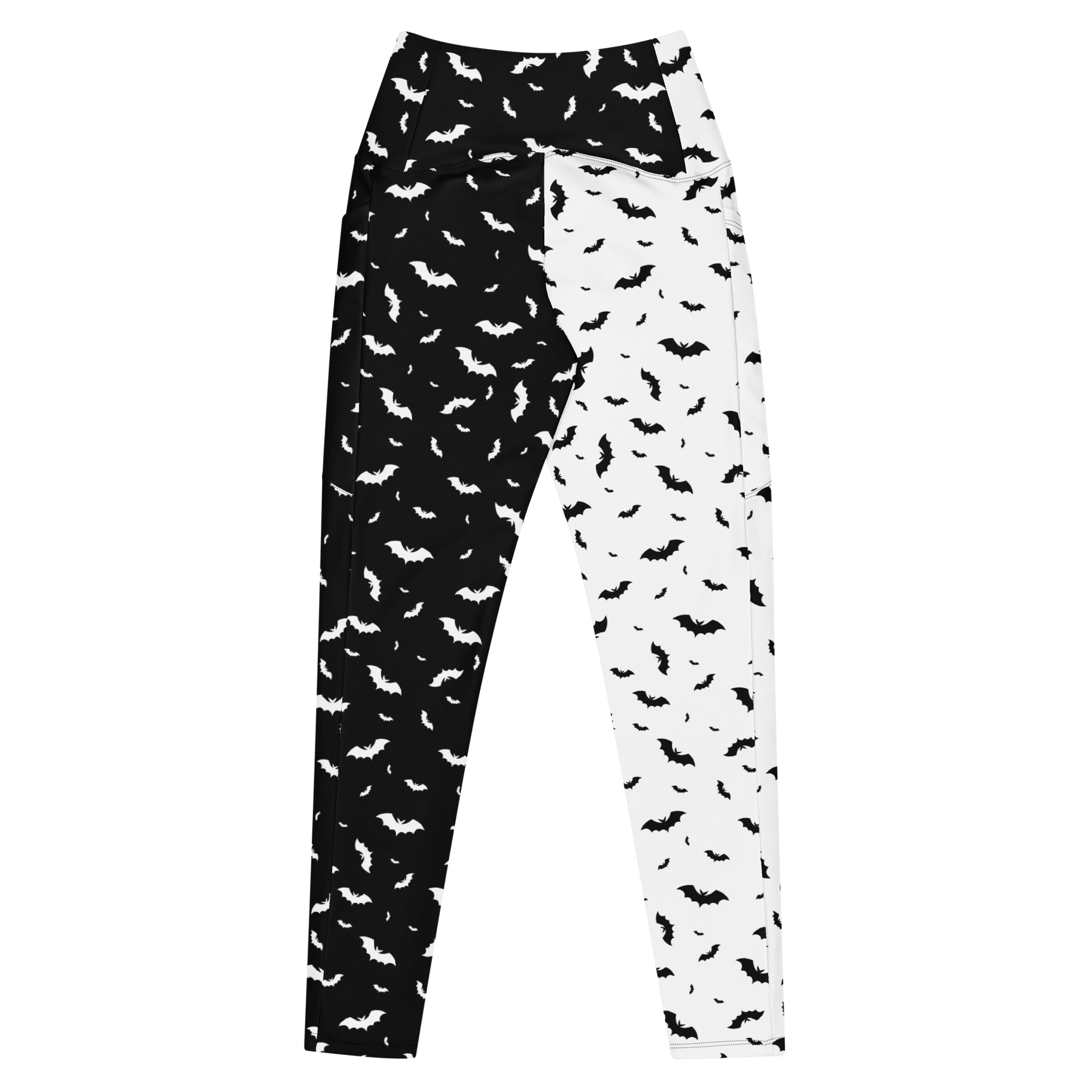Seeing Double Crossover Leggings with Pockets - Goth Cloth Co.6548451_14137