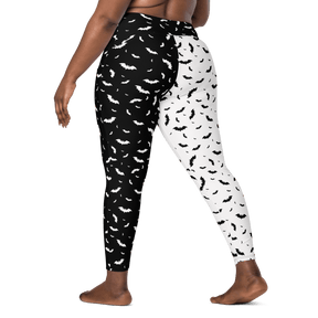 Seeing Double Crossover Leggings with Pockets - Goth Cloth Co.6548451_14137