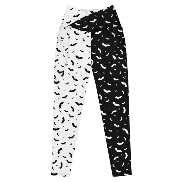 Seeing Double Crossover Leggings with Pockets - Goth Cloth Co.6548451_14137