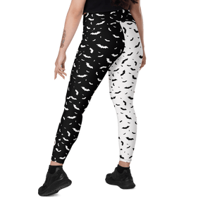 Seeing Double Crossover Leggings with Pockets - Goth Cloth Co.6548451_14137