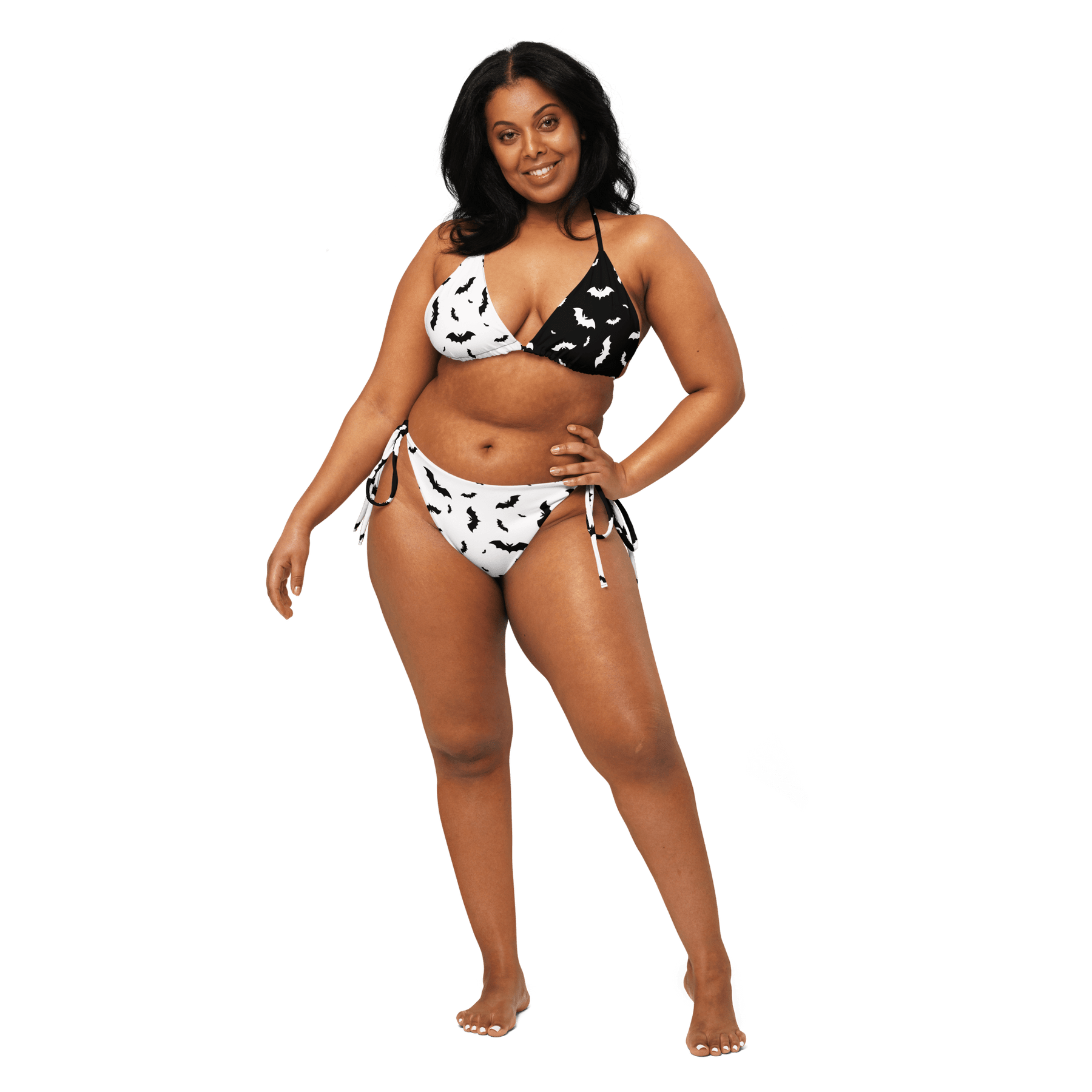 Seeing Double Split Bats String Bikini Top - Goth Cloth Co.7255390_16564