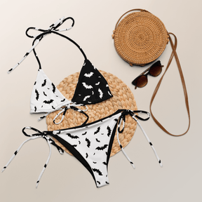 Seeing Double Split Bats String Bikini Top - Goth Cloth Co.7255390_16564