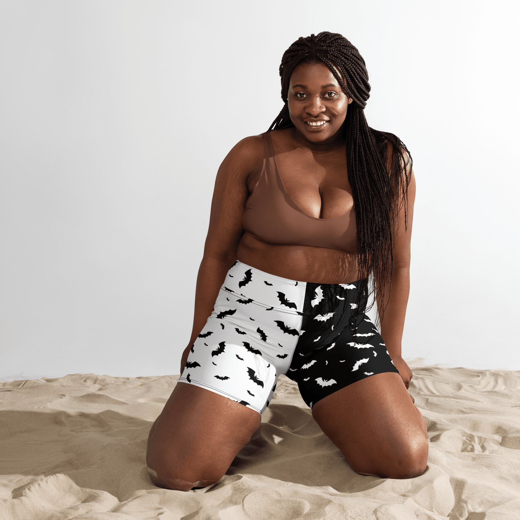 Seeing Double Yoga Shorts - Goth Cloth Co.5332959_9079