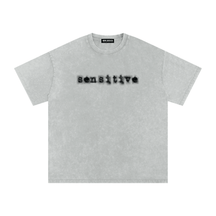 Sensitive Acid Washed Cotton T-Shirt - Goth Cloth Co.260521PODPQ0175007