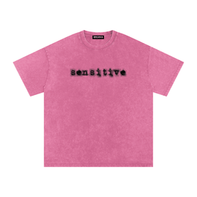 Sensitive Acid Washed Cotton T-Shirt - Goth Cloth Co.260521PODPQ0175019