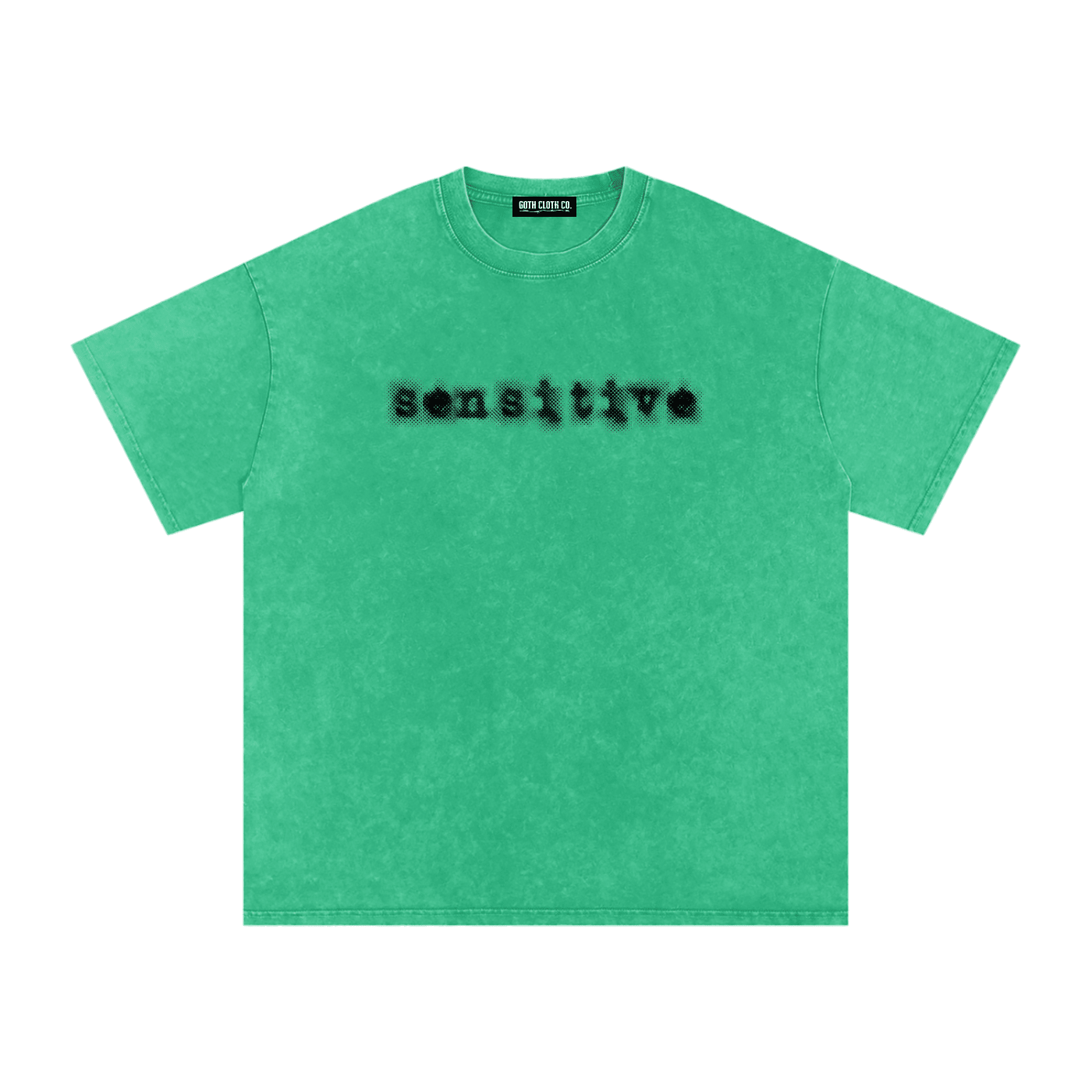 Sensitive Acid Washed Cotton T-Shirt - Goth Cloth Co.260521PODPQ0175025