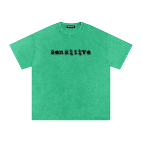Sensitive Acid Washed Cotton T-Shirt - Goth Cloth Co.260521PODPQ0175025
