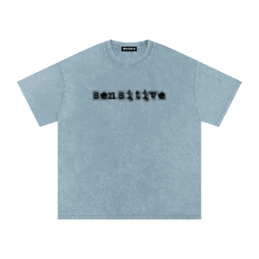 Sensitive Acid Washed Cotton T-Shirt - Goth Cloth Co.260521PODPQ0175037