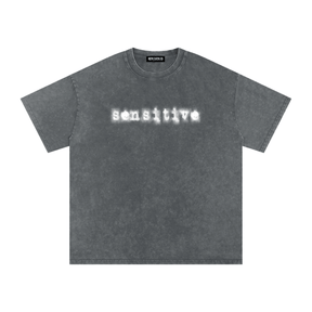 Sensitive Acid Washed Cotton T-Shirt - Goth Cloth Co.260521PODPQ0180007