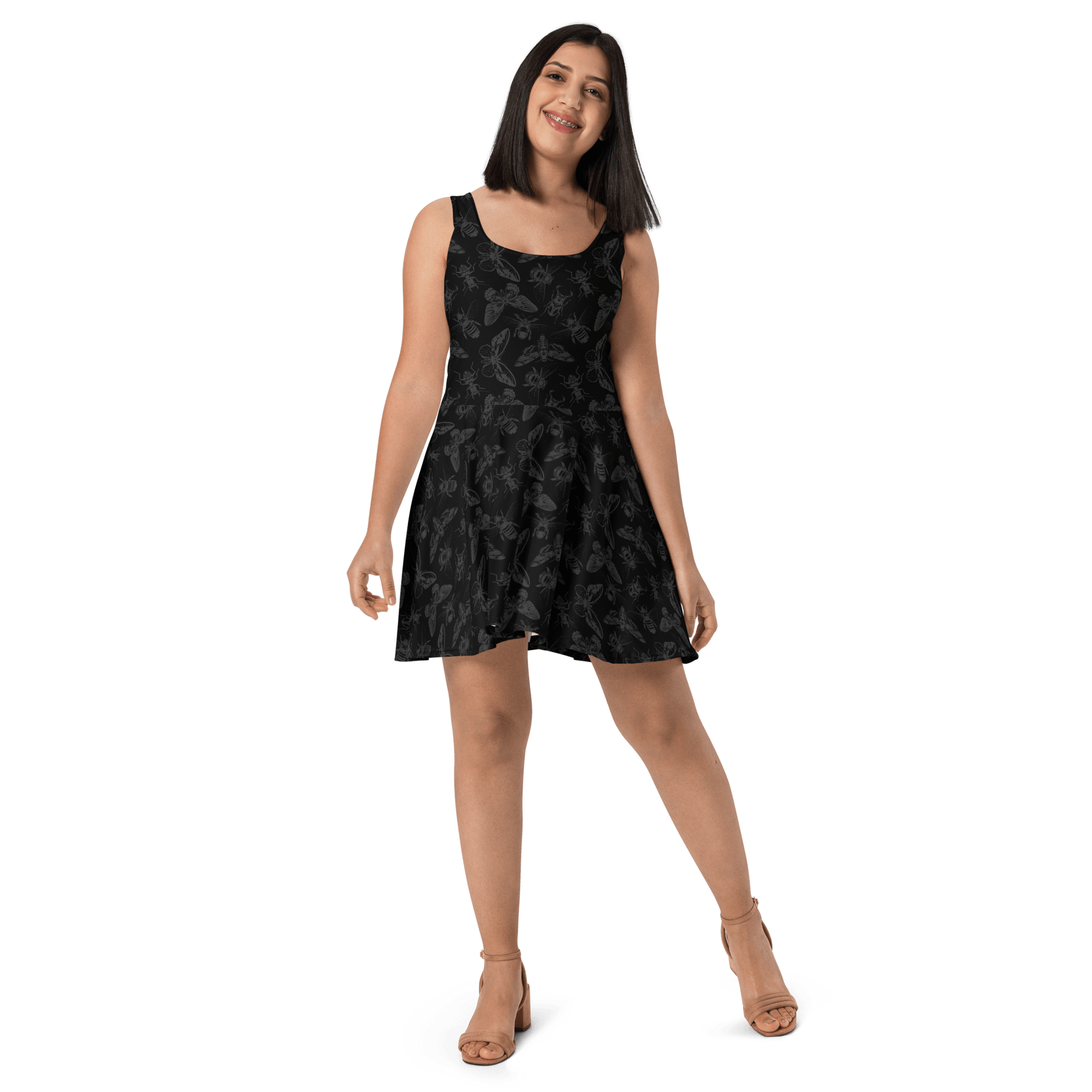 Shadow Swarm Skater Dress - Goth Cloth Co.1660013_9613
