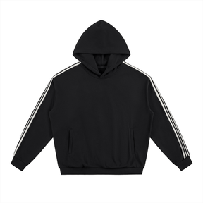 Side Stripe Drop - Shoulder Hoodie - Goth Cloth Co.251217PODRB0884001