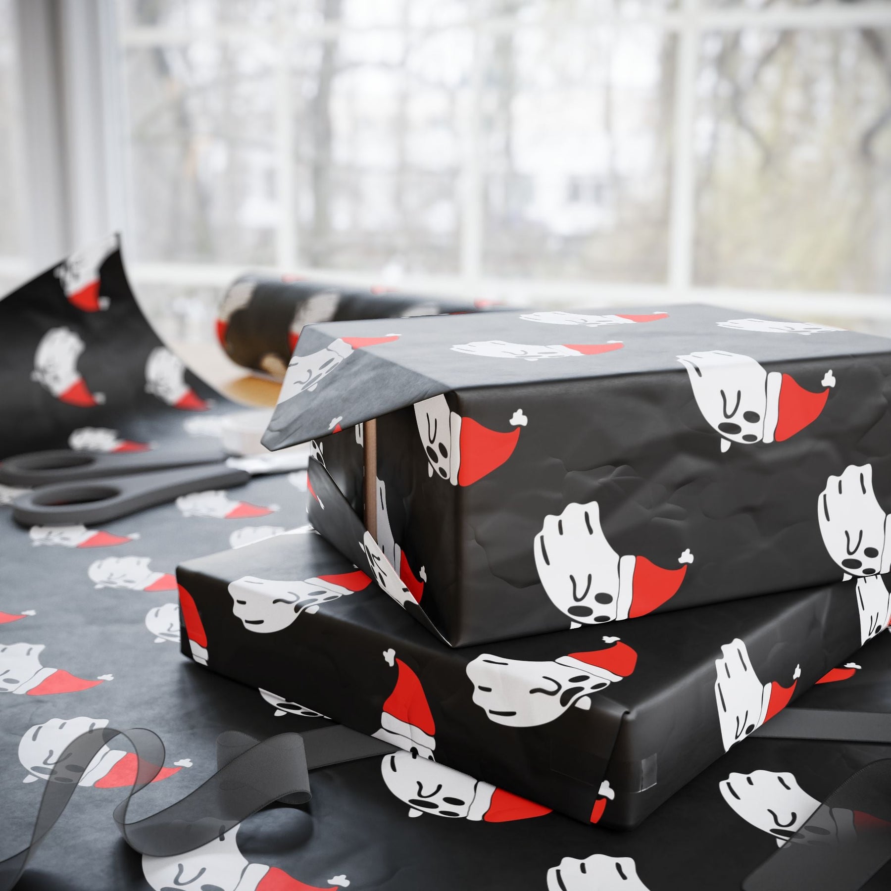 Silent Fright Gift Wrap - Goth Cloth Co.Home Decor14331604449781943643