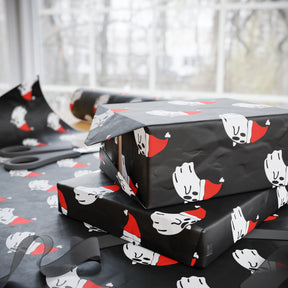 Silent Fright Gift Wrap - Goth Cloth Co.Home Decor14331604449781943643