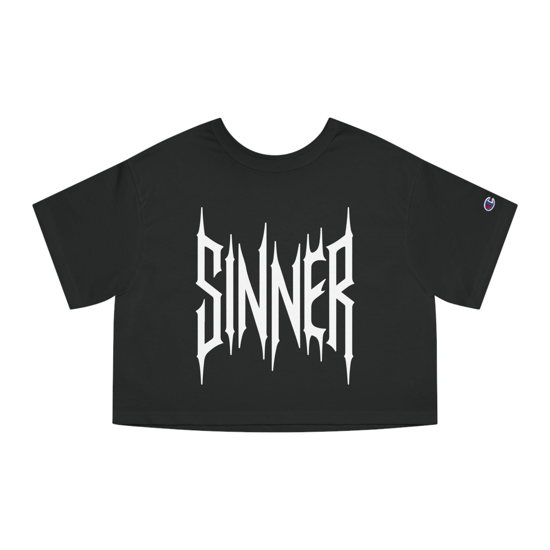 Sinner Heavyweight Cropped T-Shirt - Goth Cloth Co.T-Shirt10294469695406858255