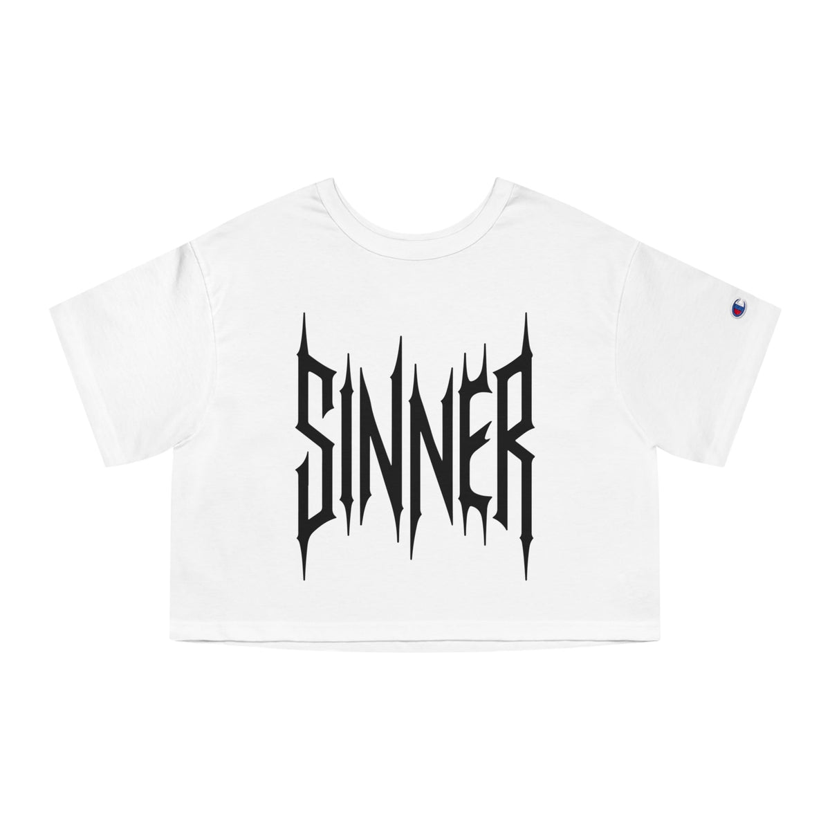 Sinner Heavyweight Cropped T-Shirt - Goth Cloth Co.T-Shirt19981170135906044937