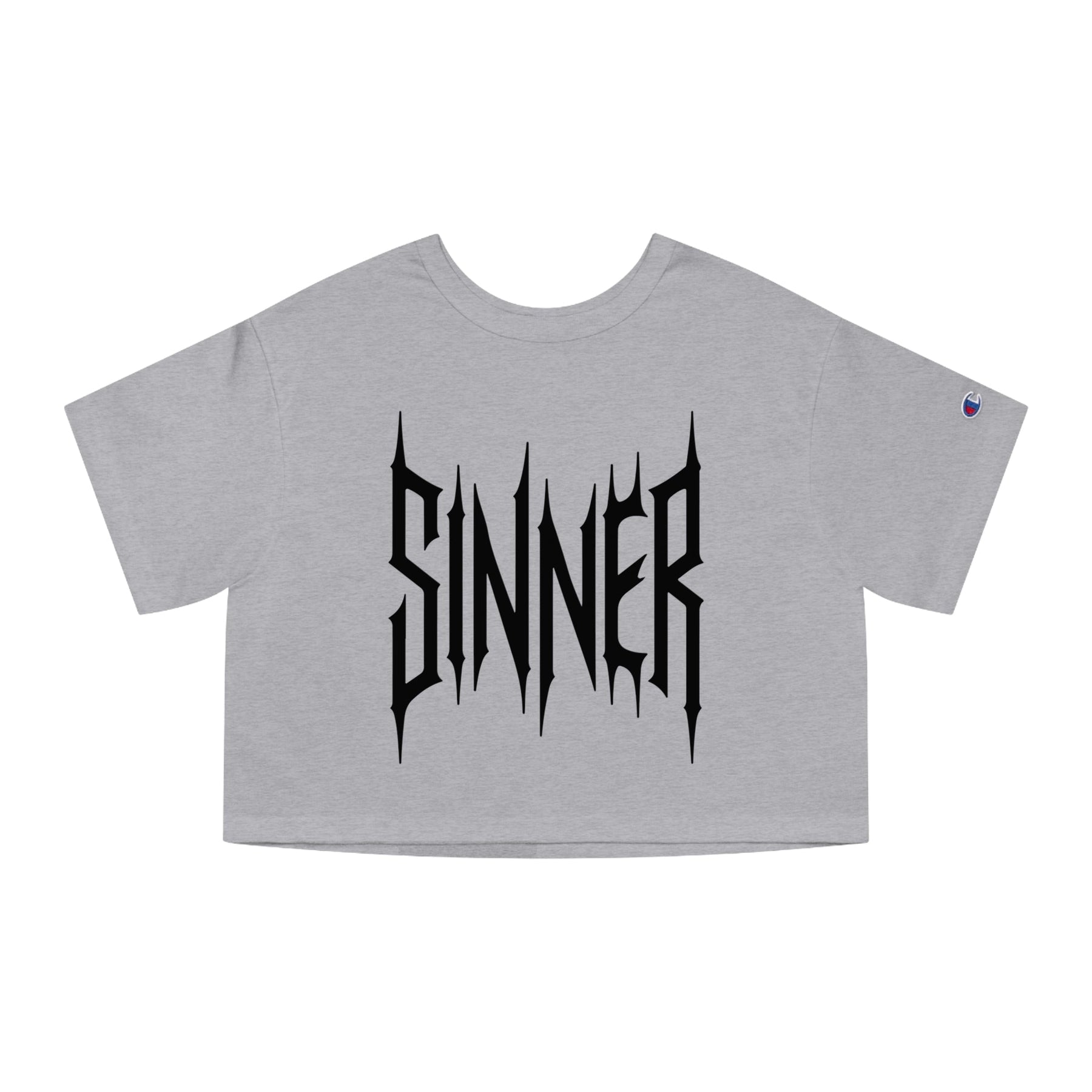 Sinner Heavyweight Cropped T-Shirt - Goth Cloth Co.T-Shirt85829095958865874320