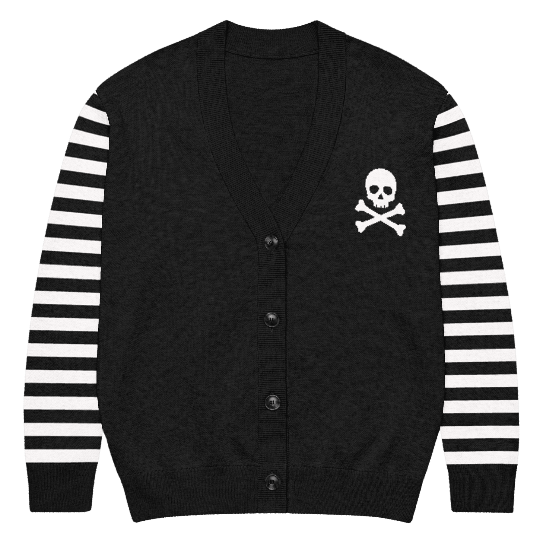 Skeleton Crew Knit Cardigan - Goth Cloth Co.9736151_21035