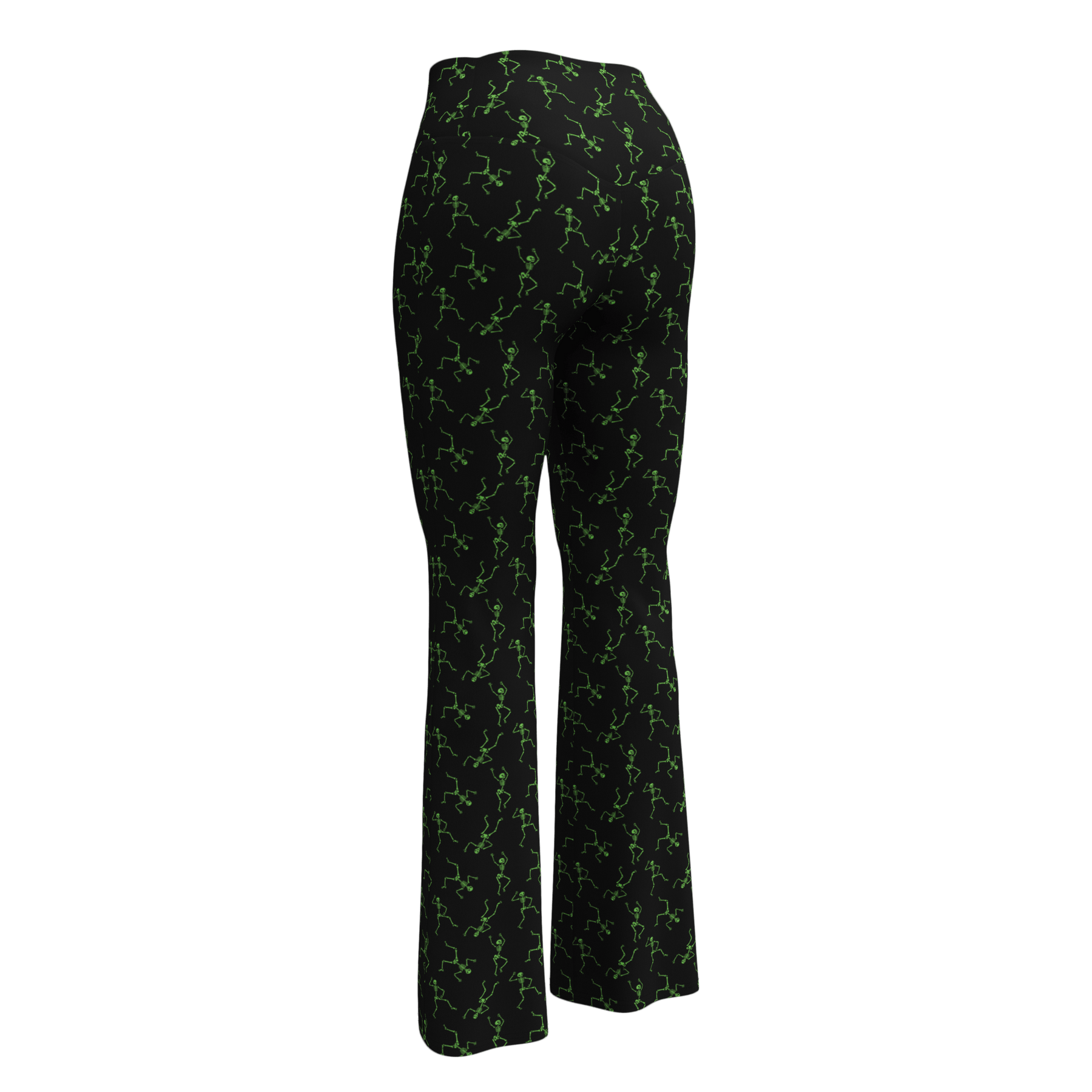 Skeleton Rave Flare Leggings - Goth Cloth Co.8307985_19331