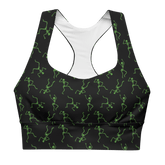 Skeleton Rave Longline Sports Bra - Goth Cloth Co.8750443_12290