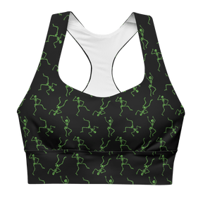 Skeleton Rave Longline Sports Bra - Goth Cloth Co.8750443_12290