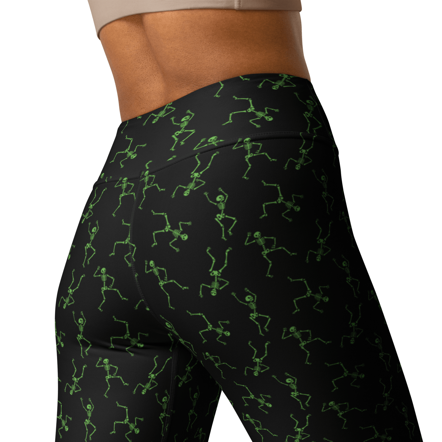 Skeleton Rave Yoga Leggings - Goth Cloth Co.3706521_8353