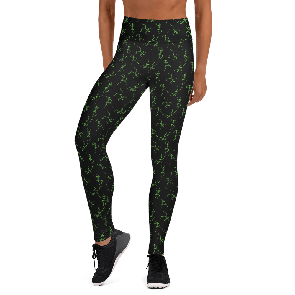 Skeleton Rave Yoga Leggings - Goth Cloth Co.3706521_8353