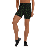 Skeleton Rave Yoga Shorts - Goth Cloth Co.1631830_9079