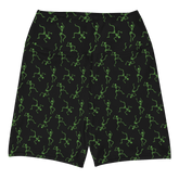 Skeleton Rave Yoga Shorts - Goth Cloth Co.1631830_9079