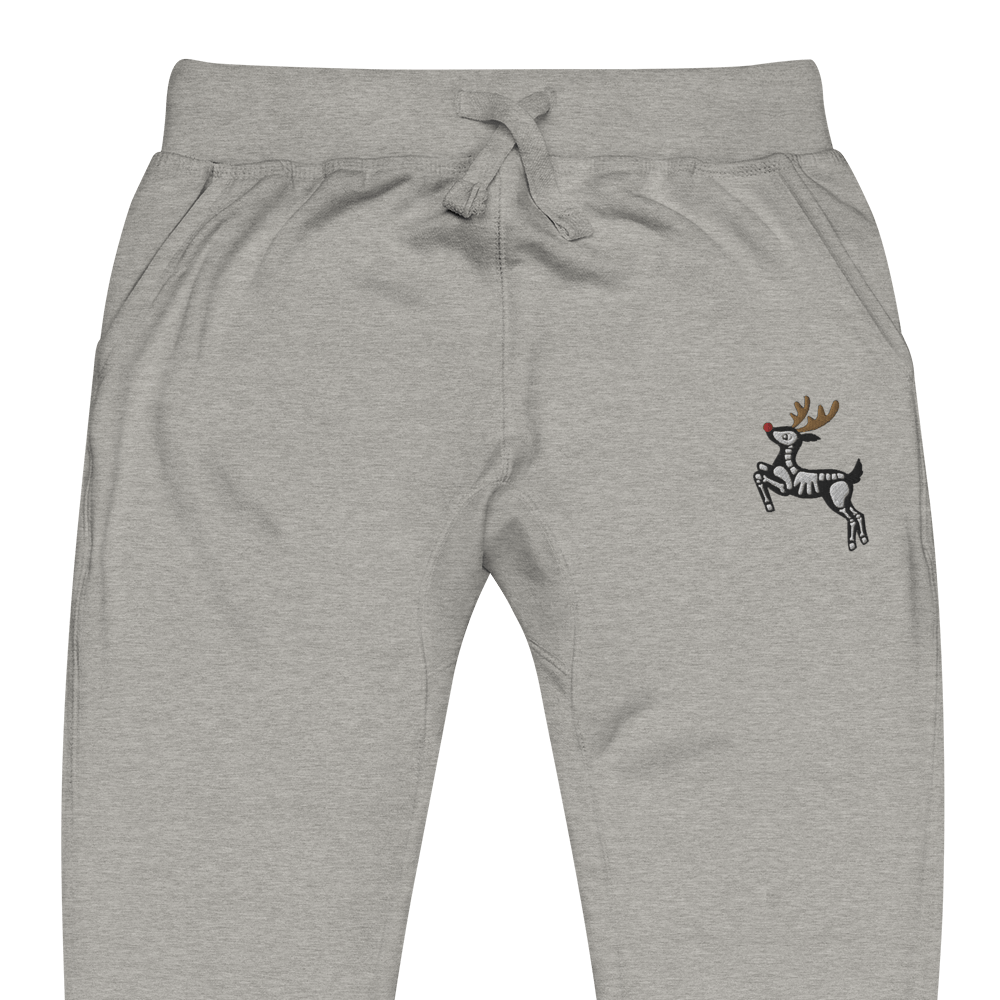 Skeleton Reindeer Fleece Sweatpants - Goth Cloth Co.3114468_13845