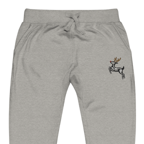 Skeleton Reindeer Fleece Sweatpants - Goth Cloth Co.3114468_13845