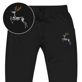 Skeleton Reindeer Fleece Sweatpants - Goth Cloth Co.joggers3914865_11265