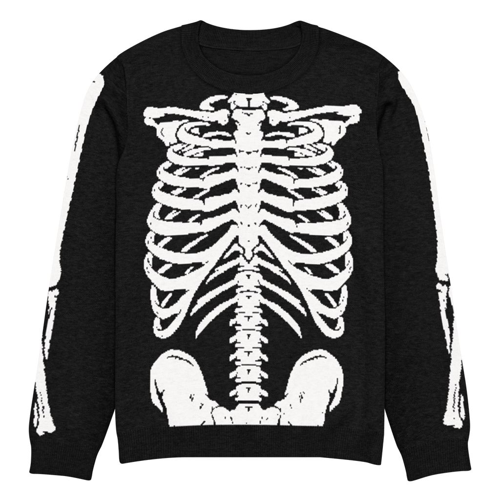 Skeleton Bones Knit Sweater | Gothic Halloween Pullover