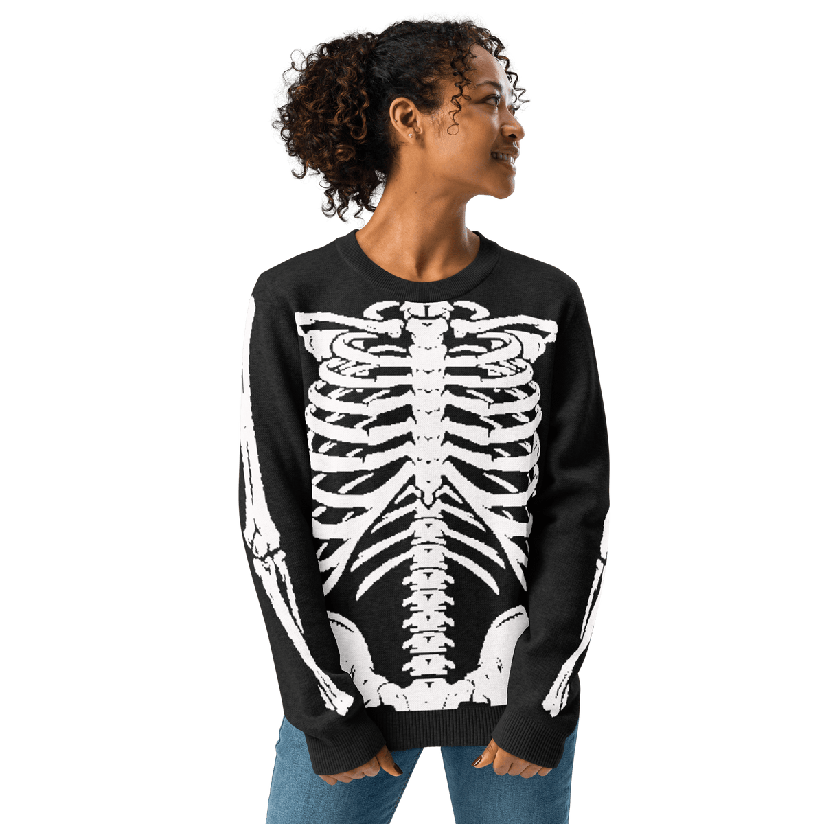 Skeleton Squad Knit Crew Neck Sweater - Goth Cloth Co.9847186_19635