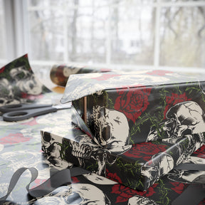 Skull and Thorn Gift Wrap Paper - Goth Cloth Co.Home Decor19896283340221028355