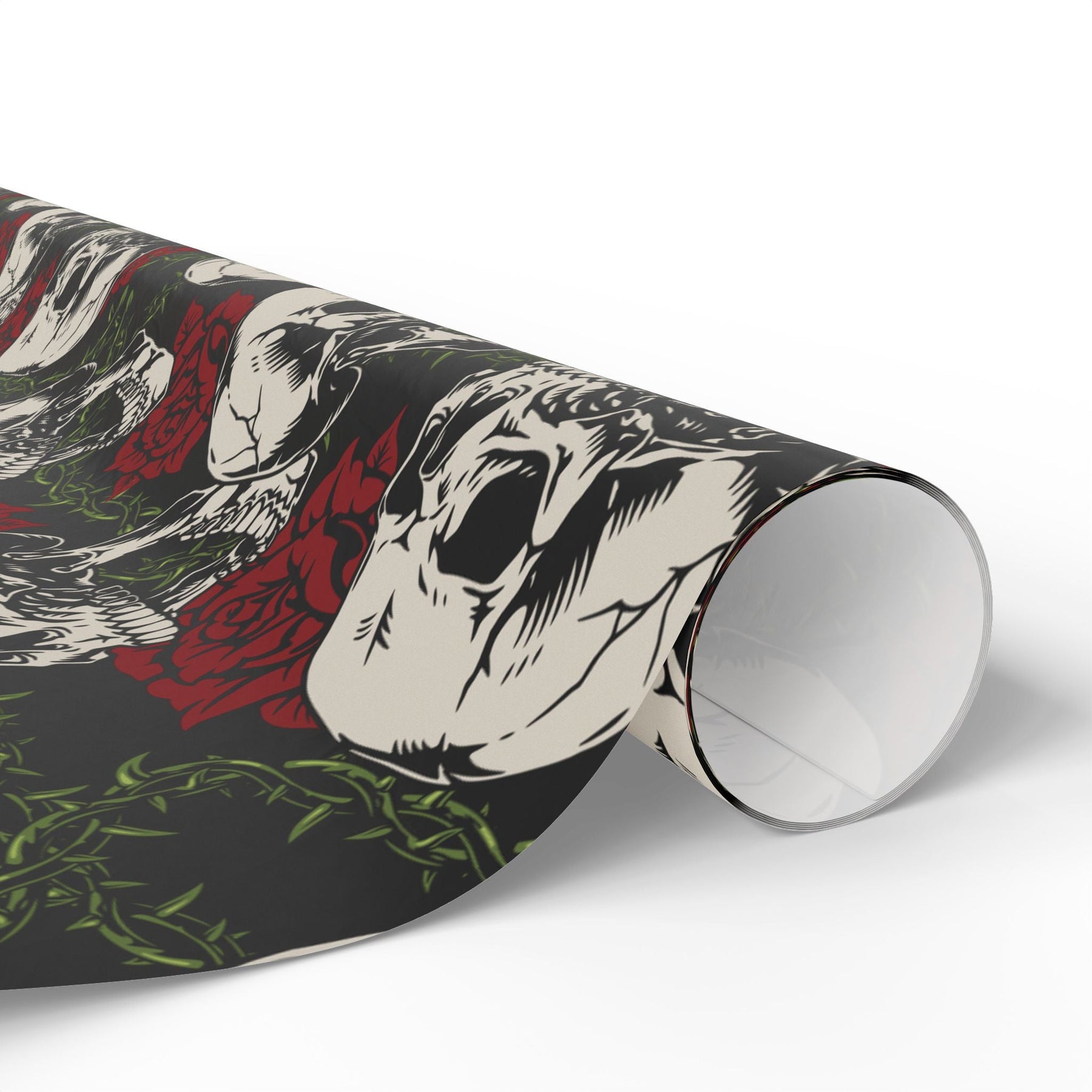 Skull and Thorn Gift Wrap Paper - Goth Cloth Co.Home Decor19896283340221028355