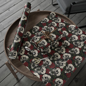 Skull and Thorn Gift Wrap Paper - Goth Cloth Co.Home Decor19896283340221028355