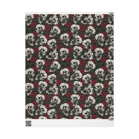 Skull and Thorn Gift Wrap Paper - Goth Cloth Co.Home Decor19896283340221028355