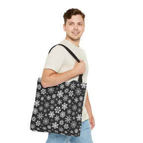 Skulldrift Gothic Snowflake Reusable Gift Bag Tote - Goth Cloth Co.Bags33722542146606948689