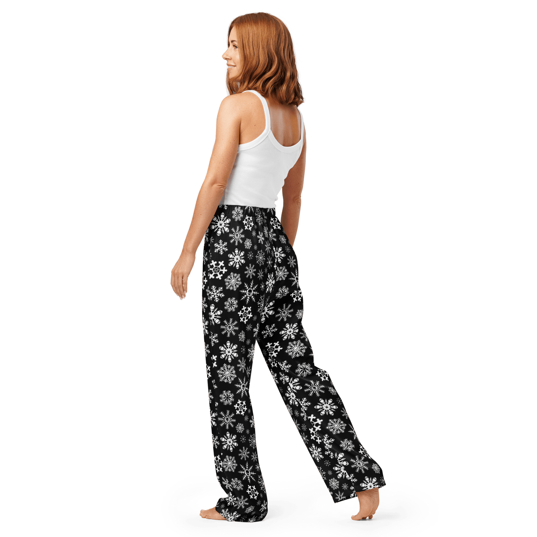 Skulldrift Snow Silky Pajama Pants - Goth Cloth Co.6483870_20976
