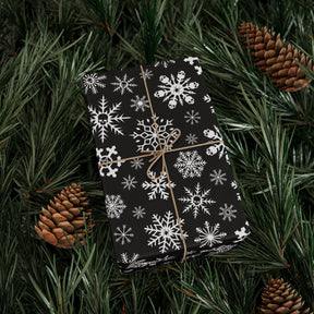 Skulldrift Snowflake Gift Wrap - Goth Cloth Co.Home Decor16403473666193539902