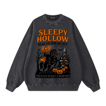 Sleepy Hollow Acid Wash Sweatshirt - Goth Cloth Co.260915PODRA11284001
