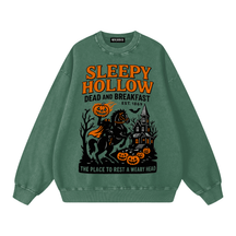 Sleepy Hollow Acid Wash Sweatshirt - Goth Cloth Co.260915PODRA11284021