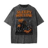 Sleepy Hollow Bed & Breakfast Acid Wash T-Shirt - Goth Cloth Co.250807PODPQ0678037