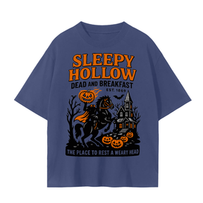 Sleepy Hollow Dead and Breakfast Comfy Tee - Goth Cloth Co.250906PODPQ0633031