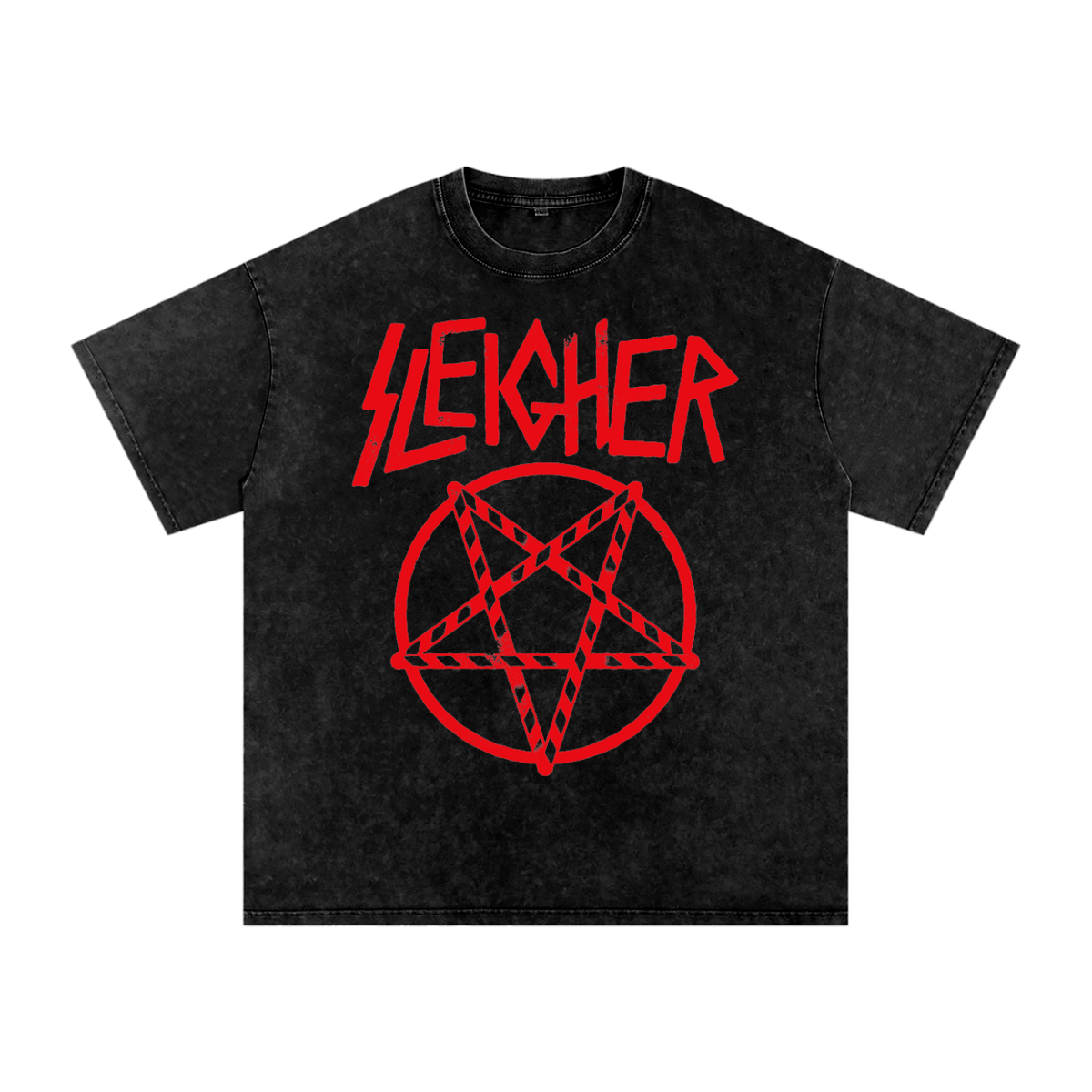 Sleigher Acid Wash Oversized Tee (Limited Edition) - Goth Cloth Co.251028PODPQ0140001