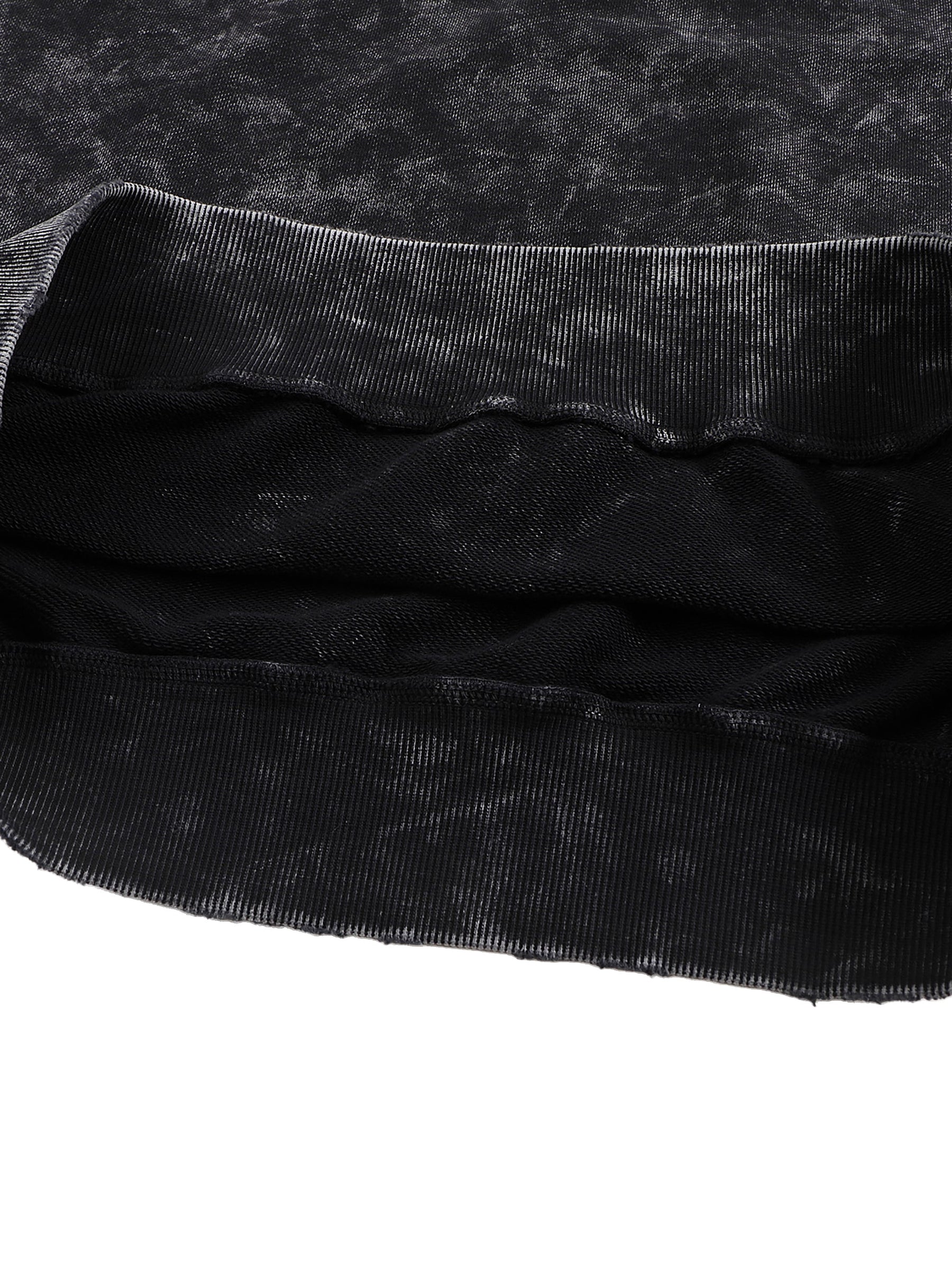 Sleigher Snow Washed Hand - Frayed Sweatshirt (Limited Edition) - Goth Cloth Co.251028PODRA0144001