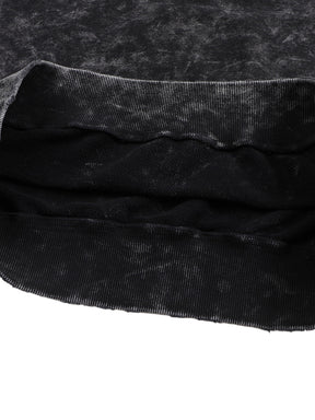 Sleigher Snow Washed Hand - Frayed Sweatshirt (Limited Edition) - Goth Cloth Co.251028PODRA0144001