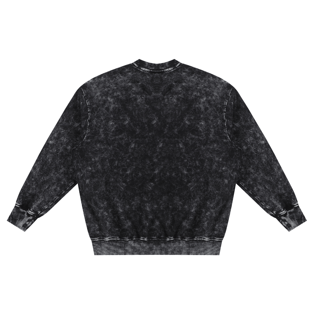 Sleigher Snow Washed Hand - Frayed Sweatshirt (Limited Edition) - Goth Cloth Co.251028PODRA0144001