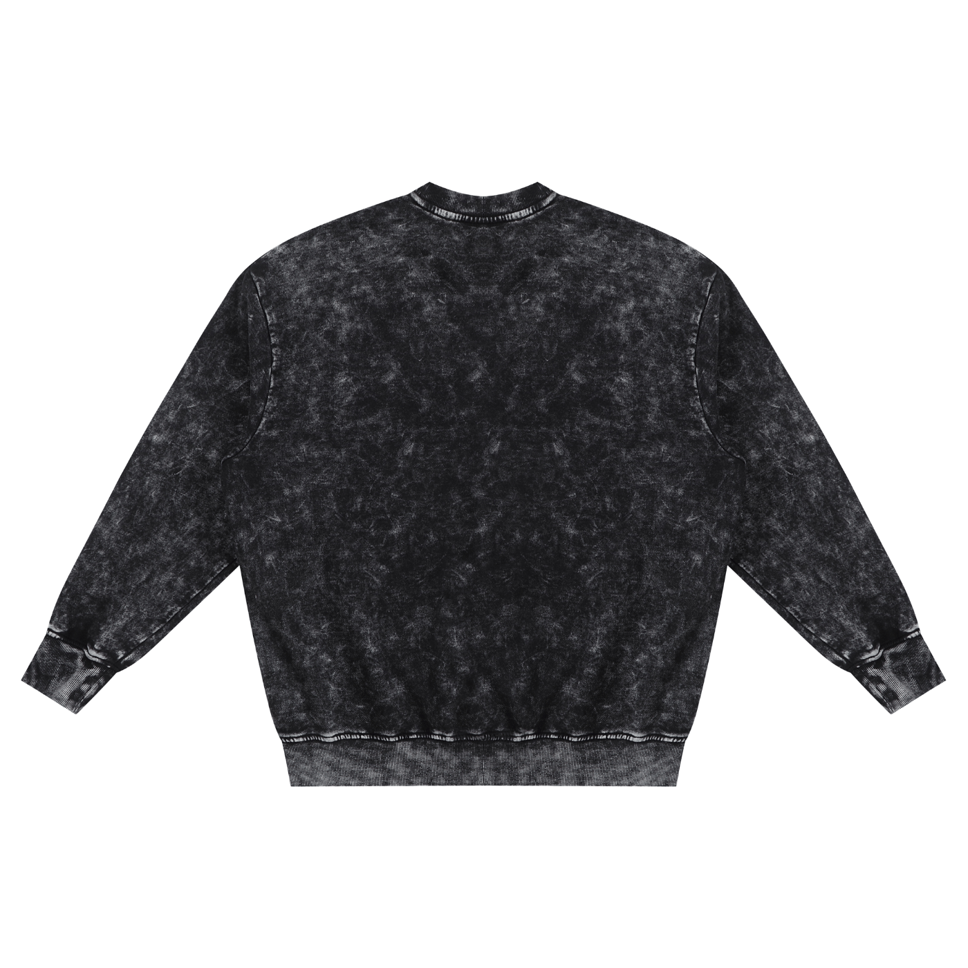 Sleigher Snow Washed Hand - Frayed Sweatshirt (Limited Edition) - Goth Cloth Co.251028PODRA0144001